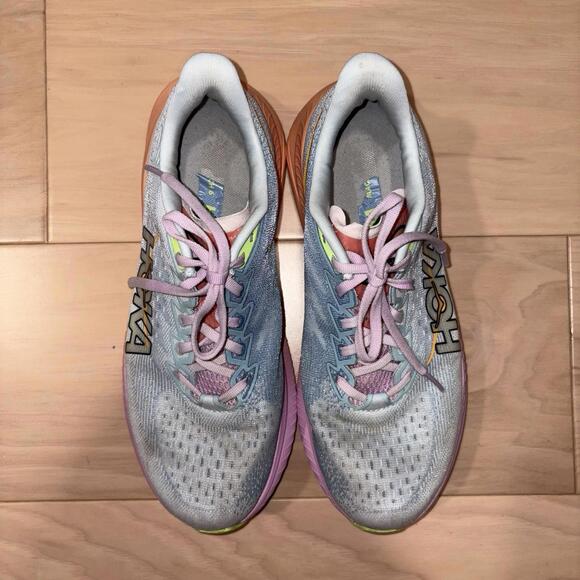 Hoka One One Mach 6 Women’s Size 9.5 B Blue Road Running Shoes Sneakers - Picture 4 of 8